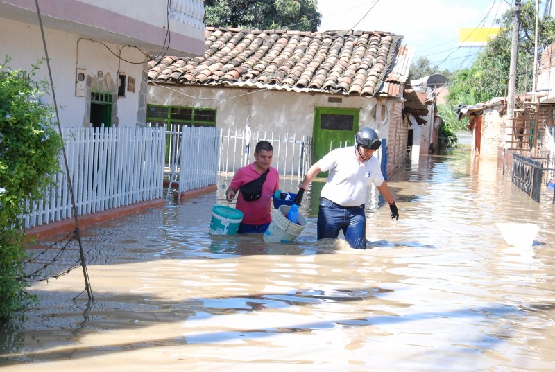 Secretaría de Gestión del Riesgo del  Valle atiende damnificados  por desbordamiento  del Río Cauca