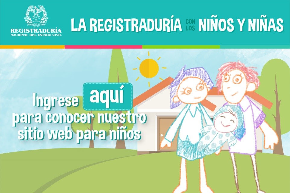 Desde ahora el portal web de la Registraduría Nacional tiene un nuevo espacio para los menores colombianos