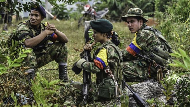 Frente 30 de las Farc hace tránsito por Buenaventura hacía la Zona Veredal Transitoria en Buenos Aires, Cauca