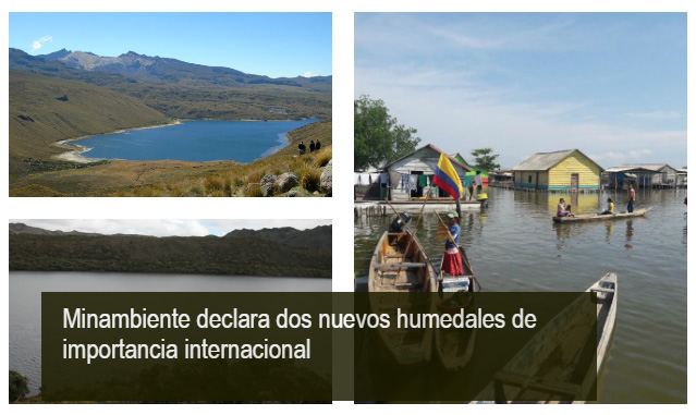 Ministerio de Ambiente declara dos nuevos humedales de importancia internacional