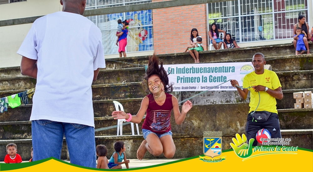 Inderbuenaventura realizó jornada recreativa a la comunidad indígena Chagpien Tordó
