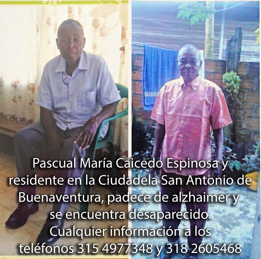 Adulto que padece de Alzheimer y residente en la Ciudadela San Antonio sigue desaparecido