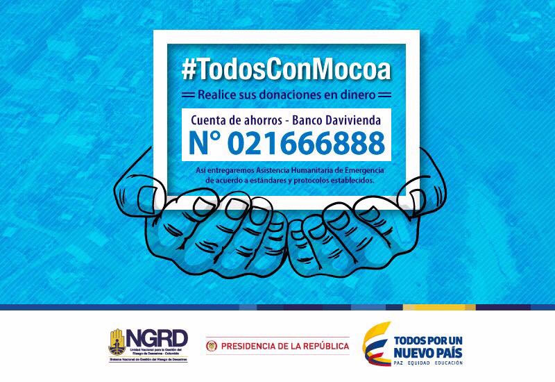 #TodosConMocoa, Buenaventura se solidariza con las víctimas de la avalancha en Mocoa