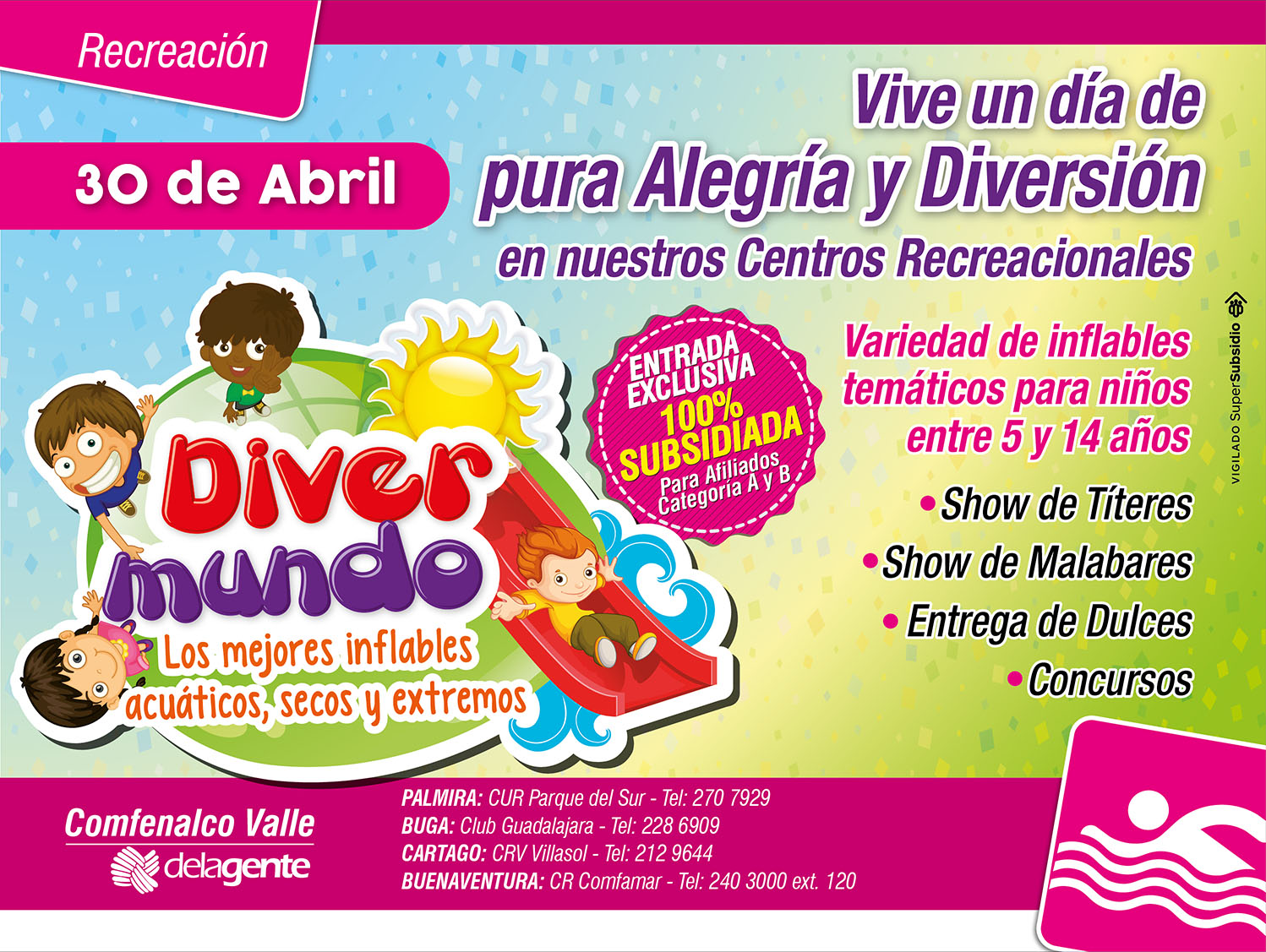 Celebra el Día del Ni&ntilde;o con Comfenalco Valle