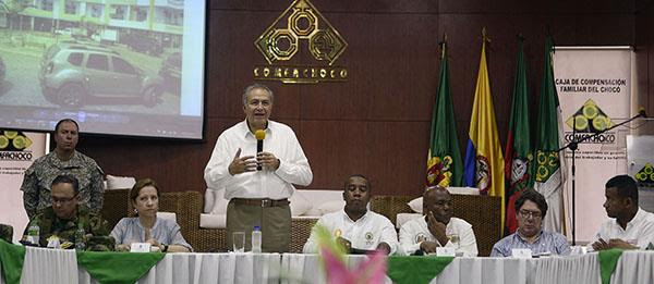 Se mantiene el diálogo constructivo con miembros del Comité Cívico por la Dignidad del Chocó