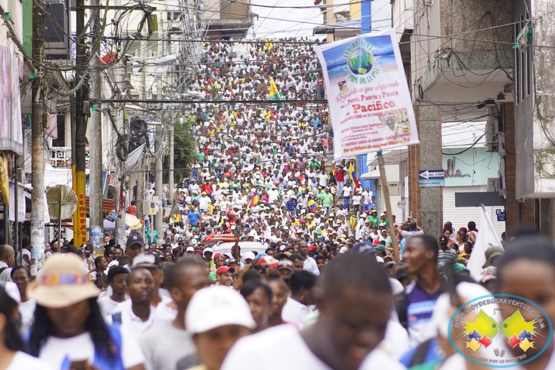Una nueva marcha marcó el inicio del séptimo día del paro cívico en Buenaventura