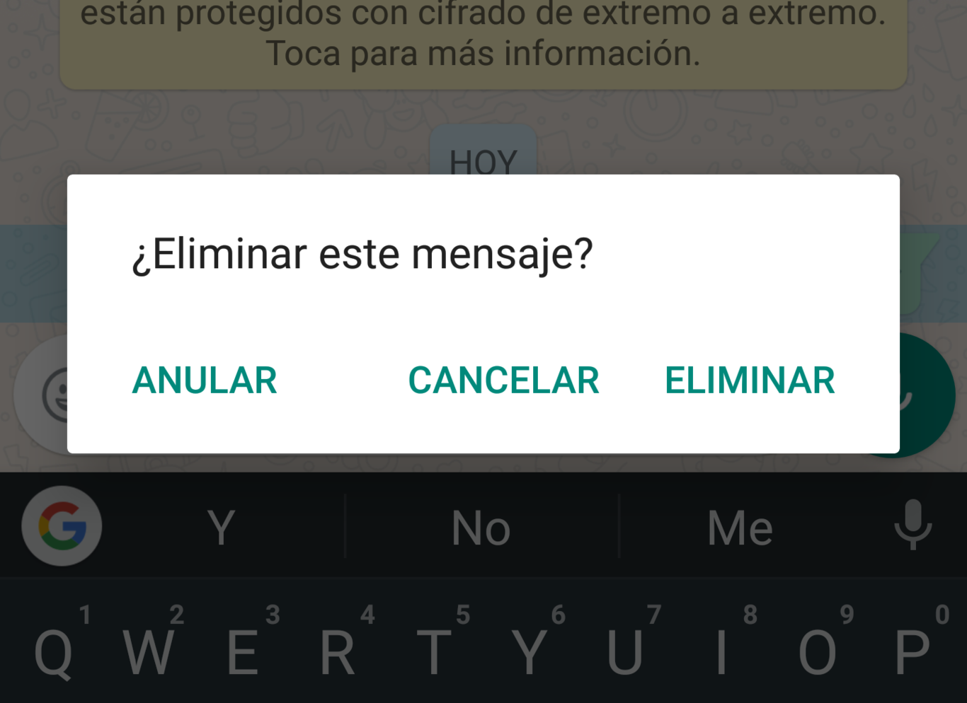 WhatsApp hace oficial que se podrán borrar mensajes y explica cómo funcionará