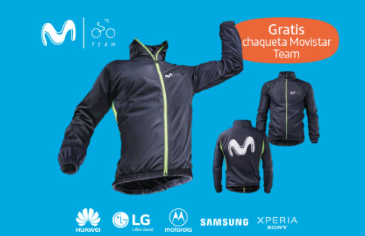 Adquiera ya la chaqueta oficial del Movistar Team