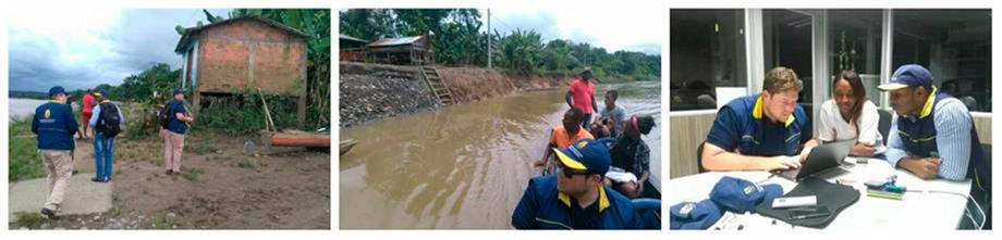 La UNGRD apoya labores de atención a damnificados por inundaciones en el Chocó