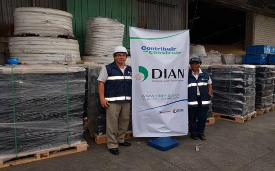 DIAN aprehendió baterías de contrabando
