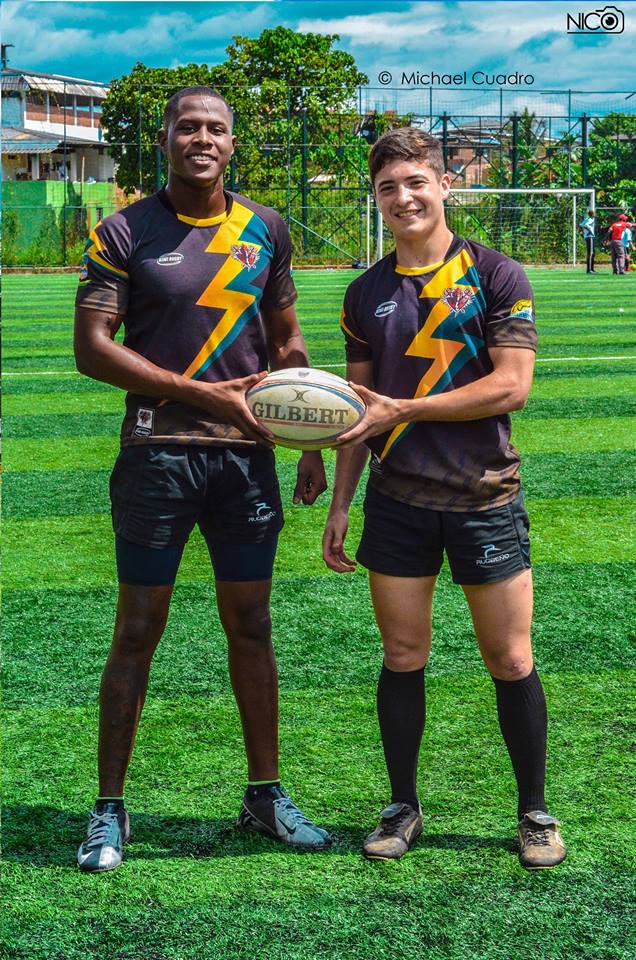 Gran partido de Rugby pro fondos jóvenes David Henríquez y Daniel Torres que viajan a Alemania