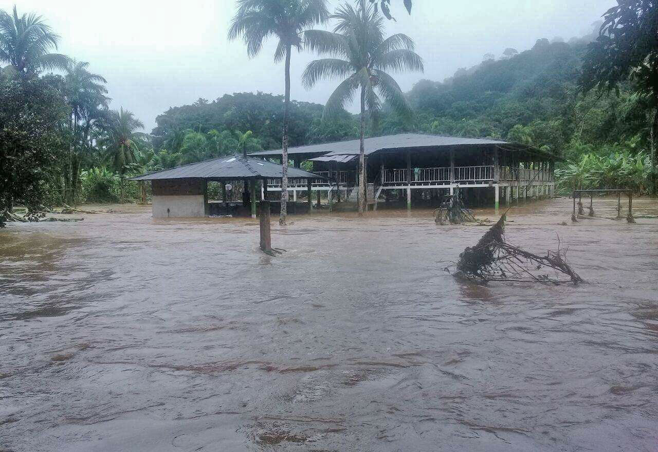 Creciente afectó viviendas en Sabaletas