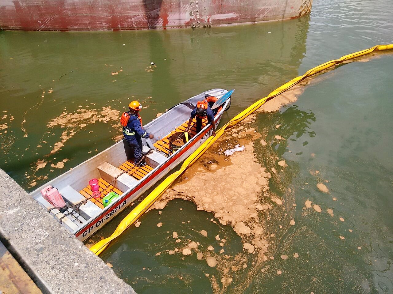 Dimar participó en simulacro por derrame de hidrocarburos en la Sociedad Portuaria Buenaventura