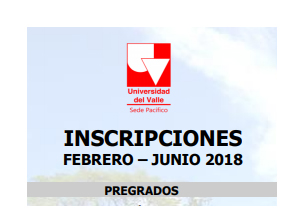 La Sede Pacífico de la Universidad del Valle tiene abiertas las inscripciones para programas en el primer semestre de 2018