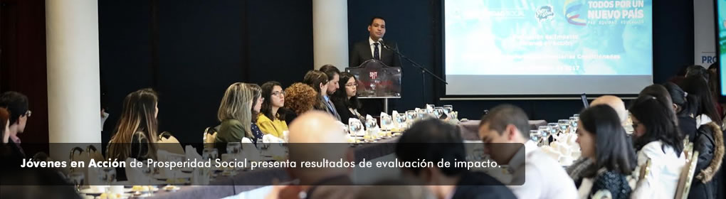 Jóvenes en Acción de Prosperidad Social presenta resultados de evaluación de impacto