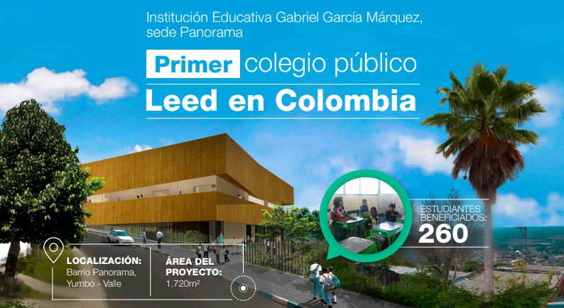 Se entregó el primer colegio público con certificación Leed en Colombia