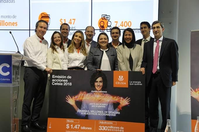 Con exitosa emisión de acciones, Celsia recauda $ 1.47 billones para fortalecer su estrategia