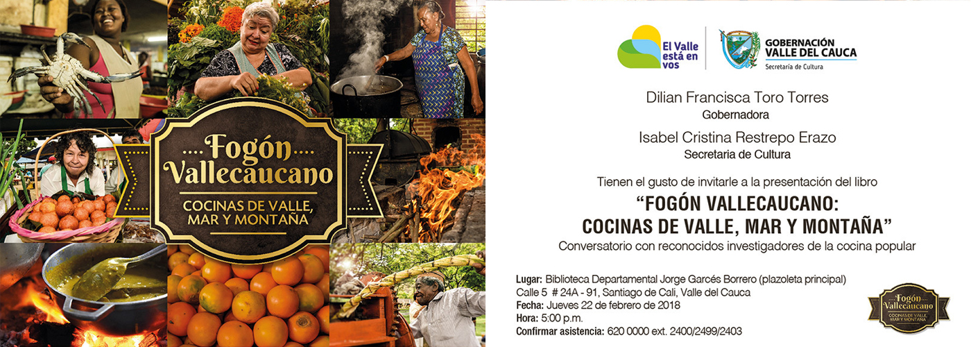 Gobernadora presentará 'Fogón Vallecaucano', una compilación de los sabores y saberes del Valle