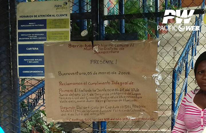 Hidropacífico y comunidad hacen compromisos para suministro de agua