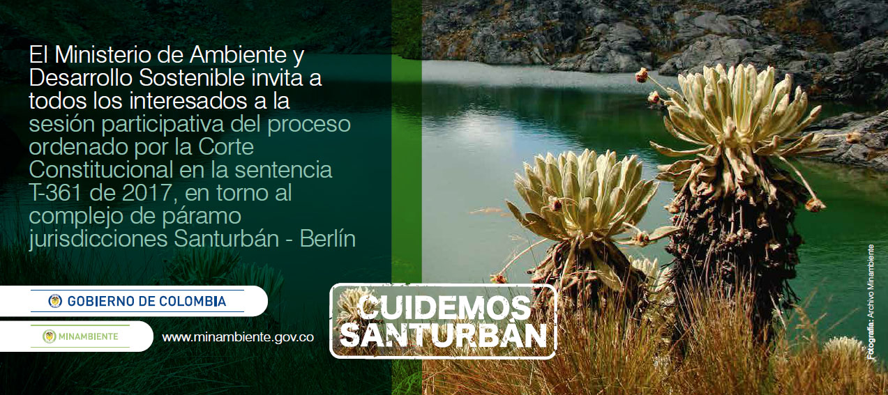 Participación ciudadana, clave en delimitación de Santurbán