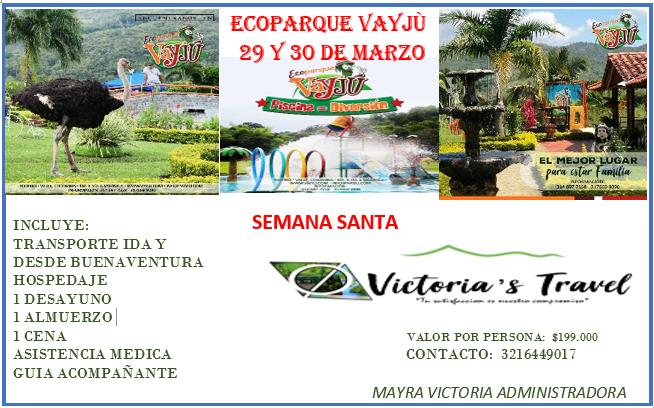 Disfruta en Semana Santa del Ecoparque Vayjú con Victoria's Travel