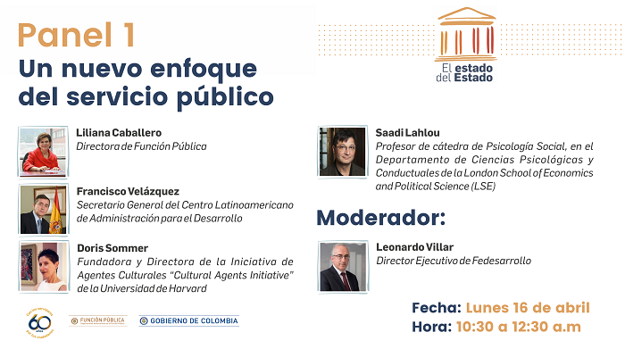 Un nuevo enfoque del servicio público en Colombia, primer tema del gran Foro Internacional "El estado del Estado"