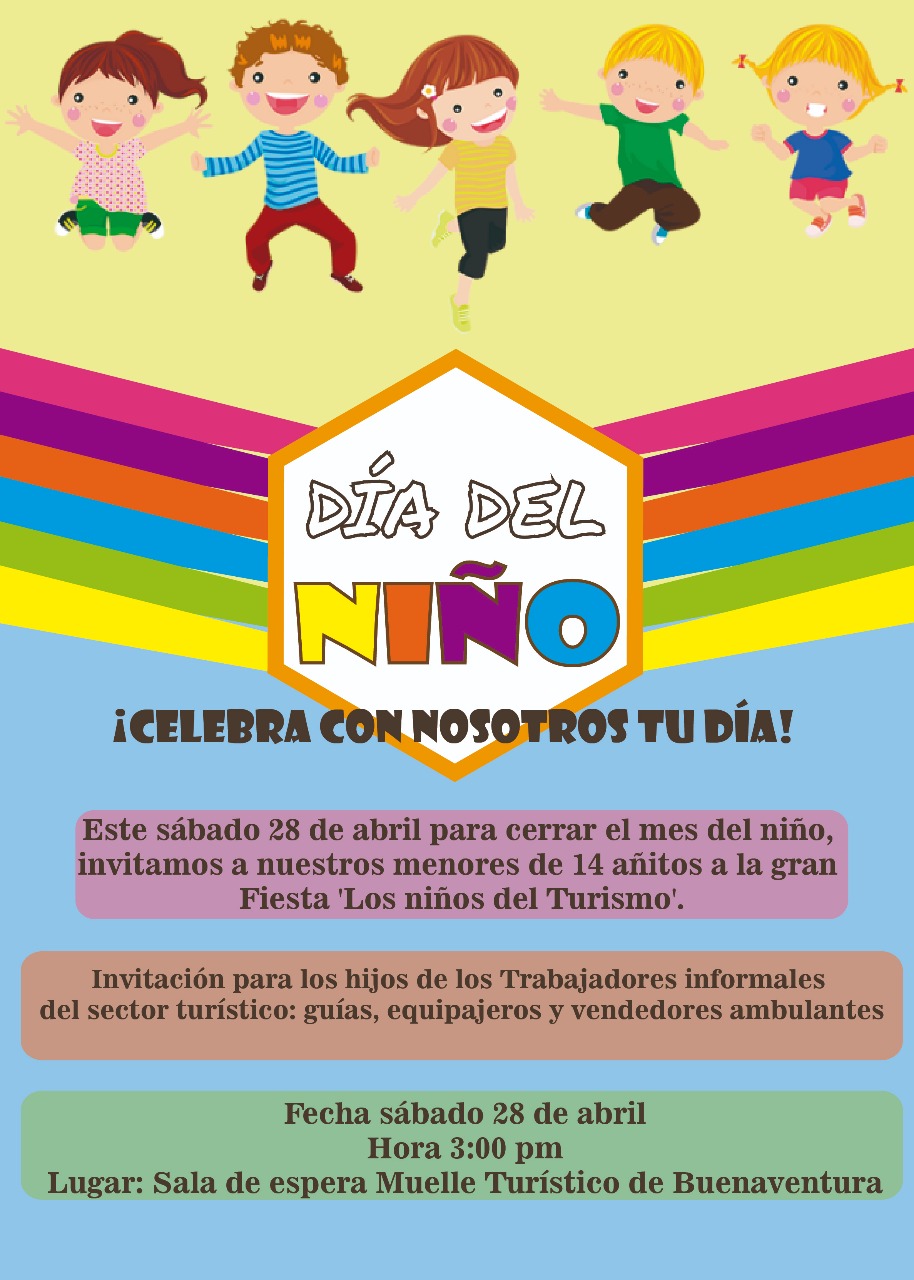 Terminales Marítimos del Pacífico organizó una fiesta para los hijos de los actores informales del sector turístico el 28 de abril