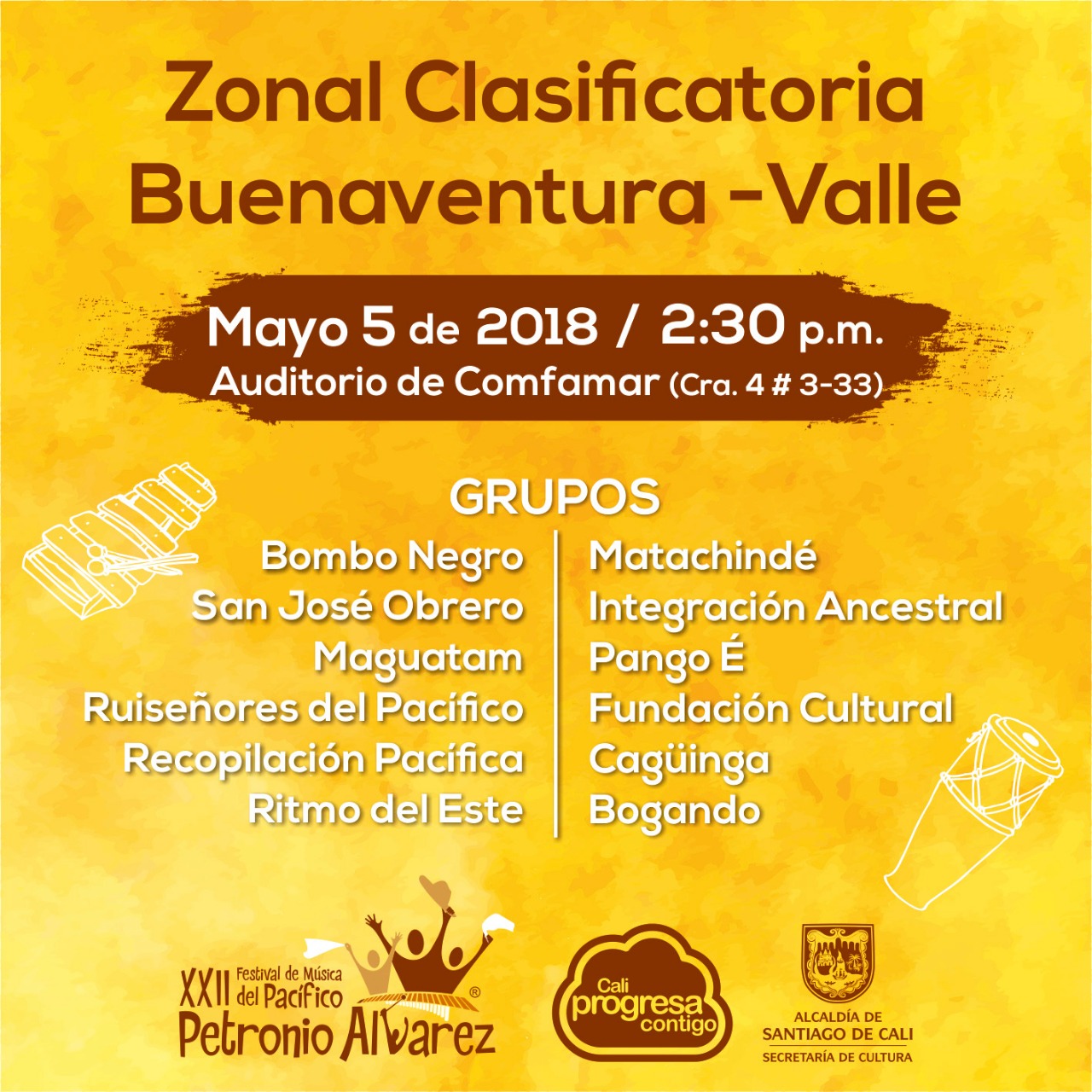 Ríos de historias en Buenaventura con el zonal del Petronio el 5 de mayo