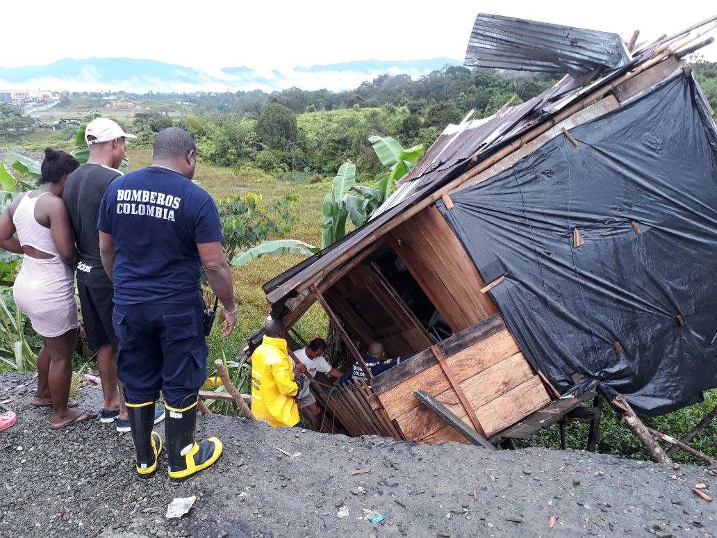 Cuantiosos da&ntilde;os materiales, dejó aguacero que cayó sobre Buenaventura en la madrugada del martes 12 de junio