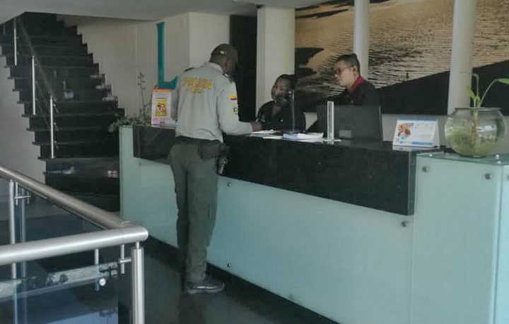 La Policía realizó plan control a hoteles y hospedajes de Buenaventura