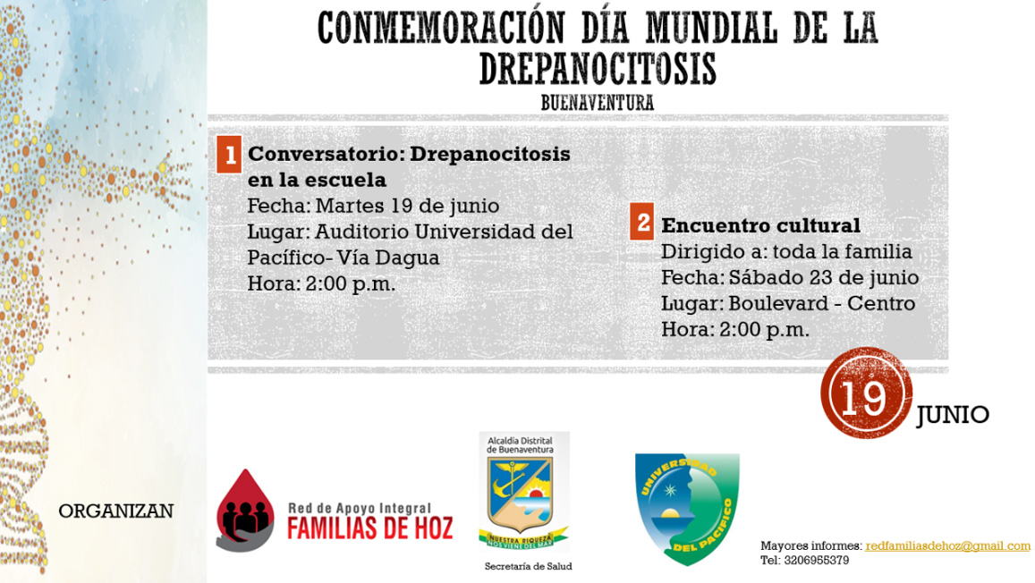 Conmemorarán el Día Mundial de la Drepanocitosis en Buenaventura