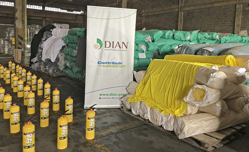 DIAN aprehendió mercancías avaluadas en $ 1.500 millones
