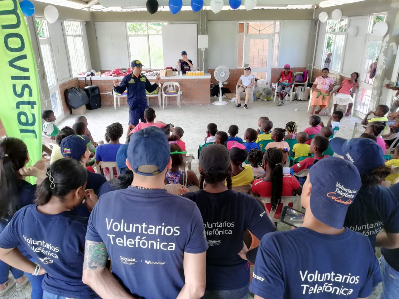 Voluntarios Telefónica llevaron alegría a ni&ntilde;os de Punta Soldado en Buenaventura