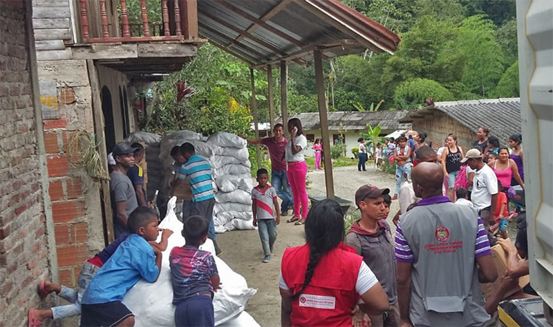 Entregaron ayudas humanitarias gestionadas a través de la Unidad de Víctimas