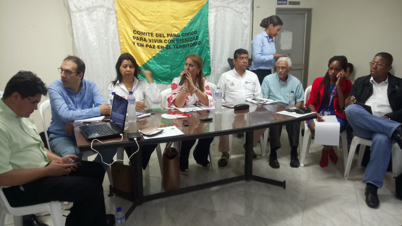 Alcaldía acompa&ntilde;ó a pensionados portuarios de Buenaventura en reunión sostenida con la Ministra de Trabajo