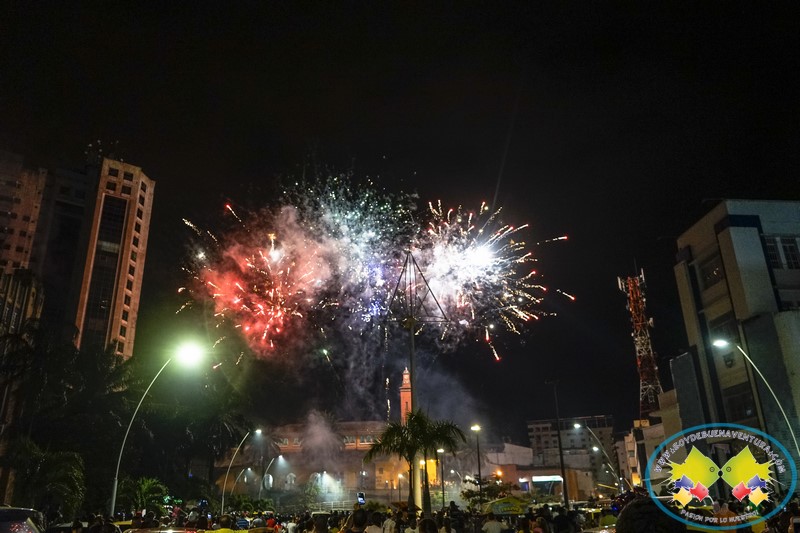 Con los juegos pirotécnicos finalizaron las Fiestas Patronales de San Buenaventura