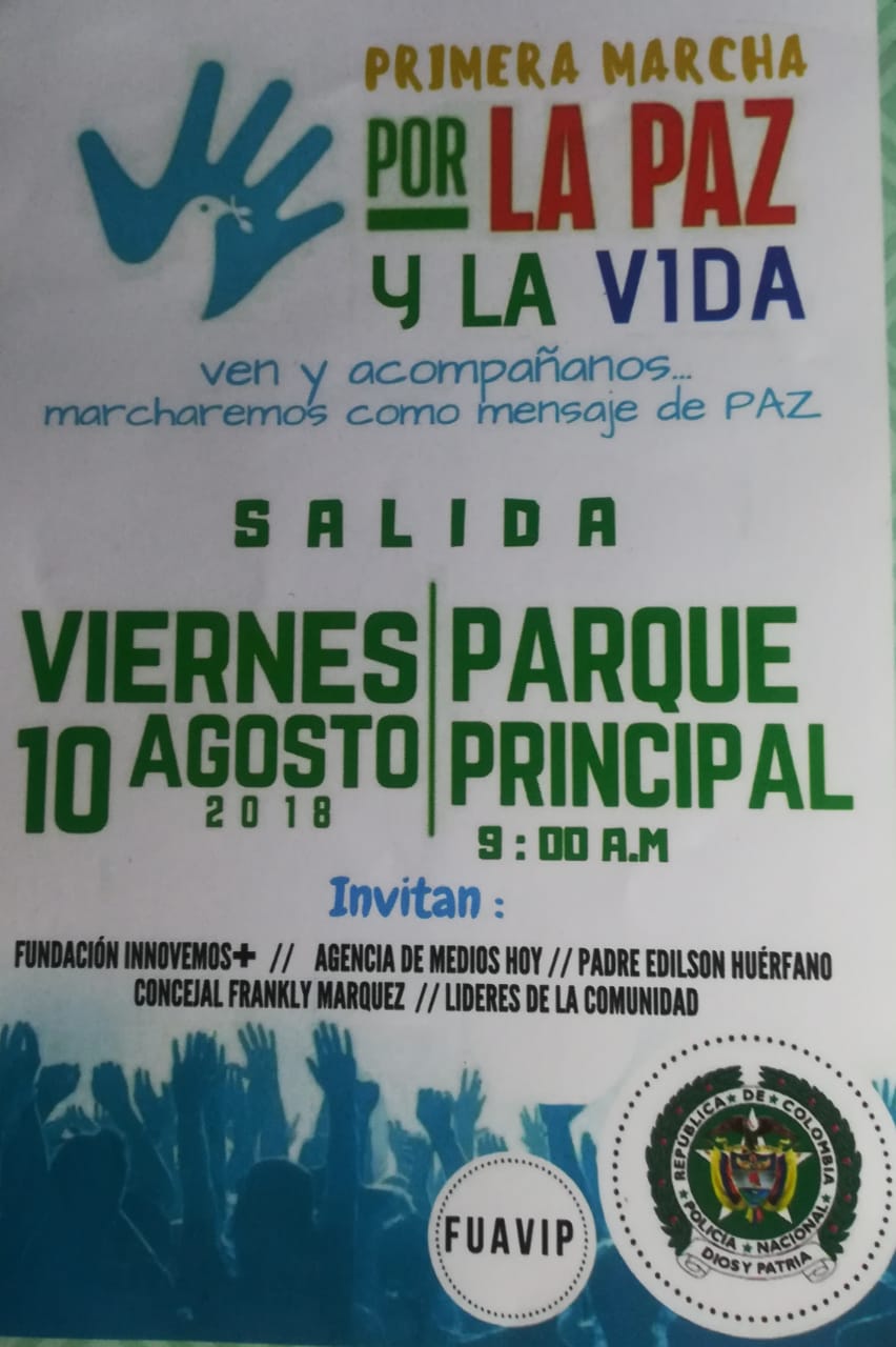 Puerto Tejada se cansó de morir y le dice Si a La Paz y a la Vida!
