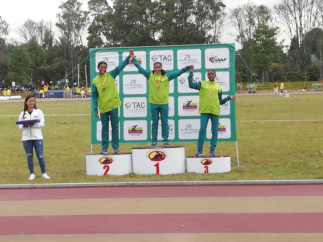 Atletas bonaverenses se destacaron en la gran final del programa Talentos del Atletismo Colombiano