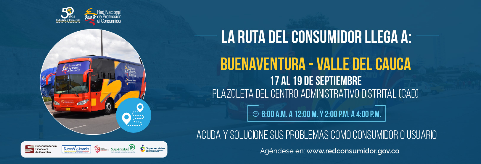 Superindustria visita Buenaventura con sus unidades móviles de la Ruta del Consumidor