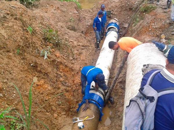 Hidropacífico anunció suspensión programada del servicio de agua por fuga de agua en tubería matriz de 27 pulgadas