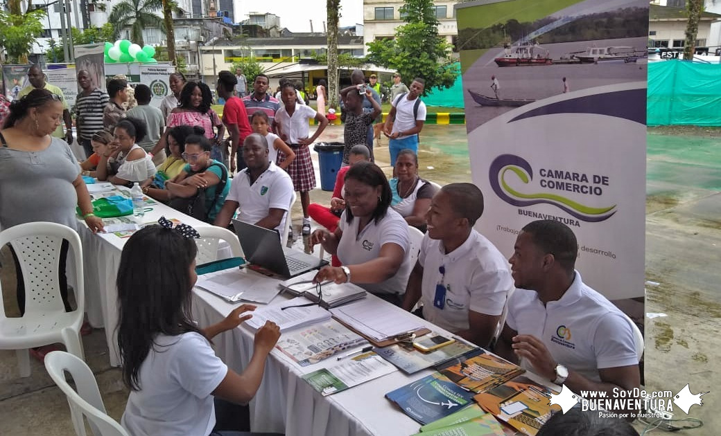 La Cámara de Comercio de Buenaventura participó en Feria Institucional de Servicios de la Gobernación del Valle