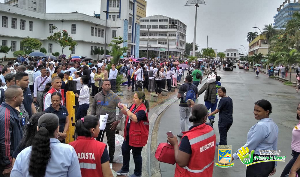 Un balance positivo dejó en Buenaventura el Simulacro Nacional de Respuesta a Emergencias