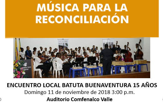 Batuta Buenaventura celebra sus 15 de presencia en la ciudad con un concierto el domingo 11 de noviembre