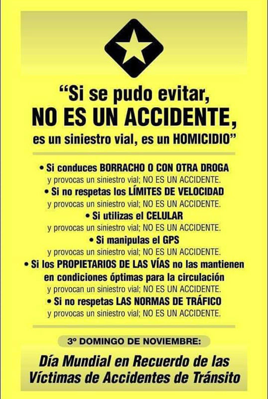 Las víctimas de siniestros viales son una prioridad para el Gobierno nacional