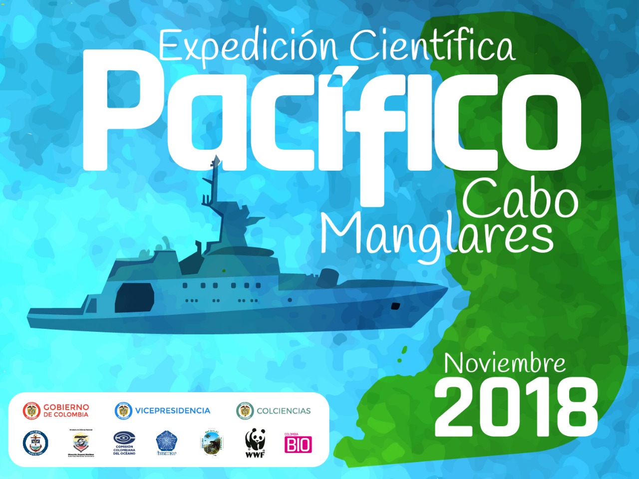 El 23 de noviembre inicia la Expedición Científica Pacífico 2018 en Cabo Manglares