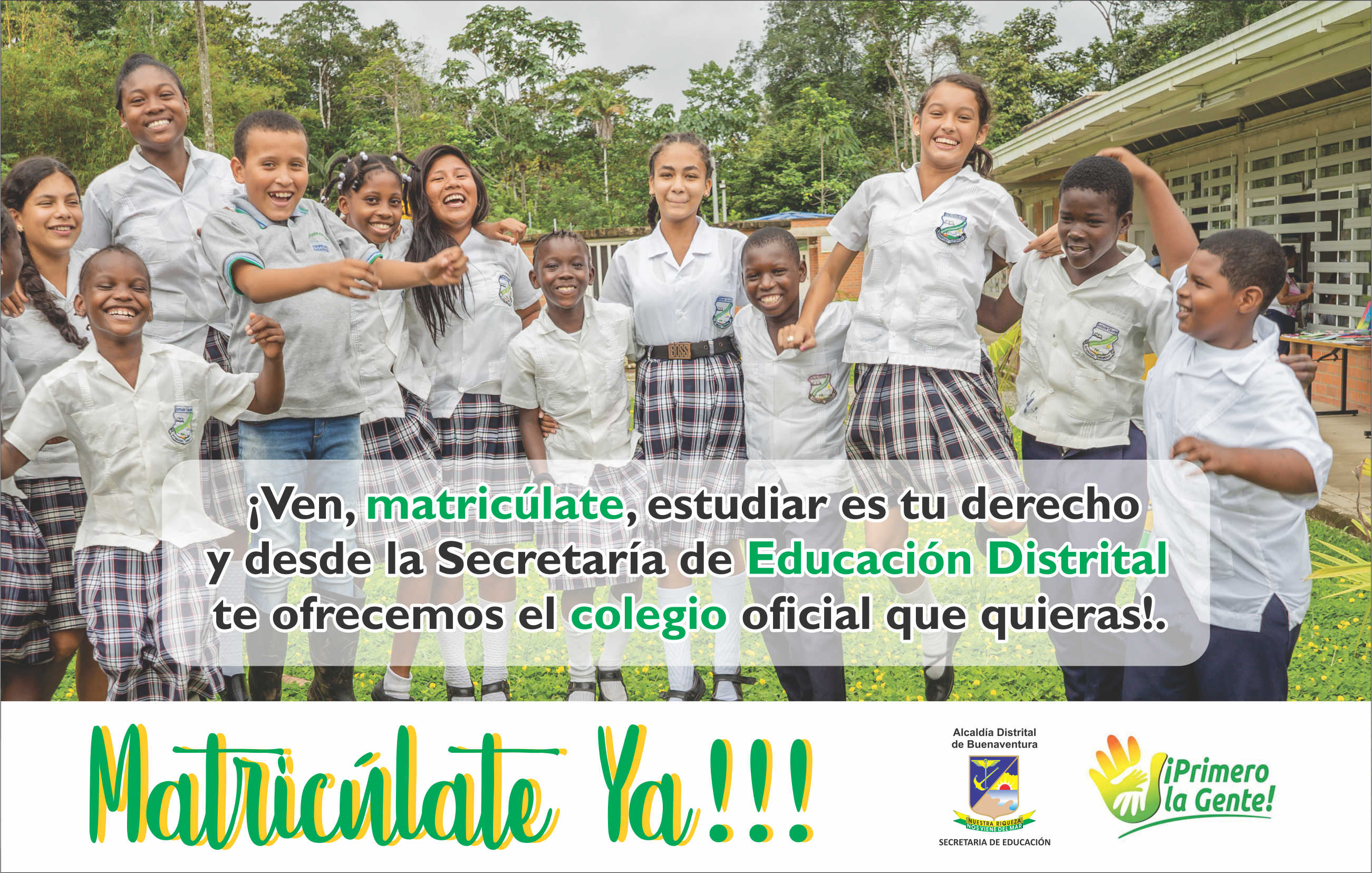 El Gobierno nacional reitera a los padres de familia que se encuentra abierto el proceso de matrículas en colegios públicos del país