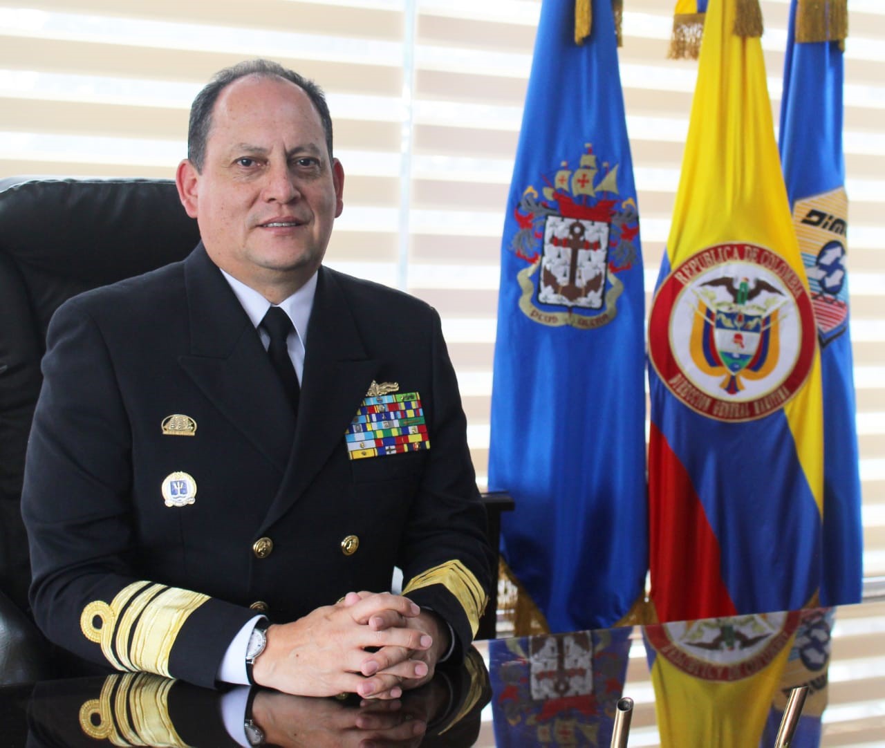 El Vicealmirante Juan Manuel Soltau Ospina, es el nuevo Director General Marítimo