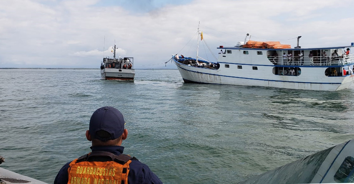 La Armada Nacional atendió a 53 personas que presentaron emergencias en el mar en los 10 primeros días de 2019