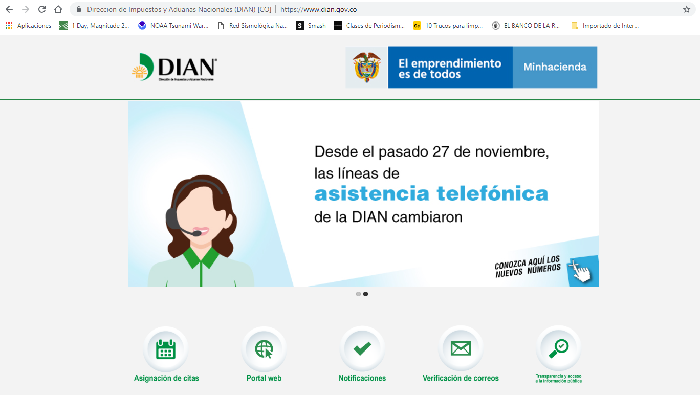 Inescrupulosos pretenden suplantar sitio web de la DIAN