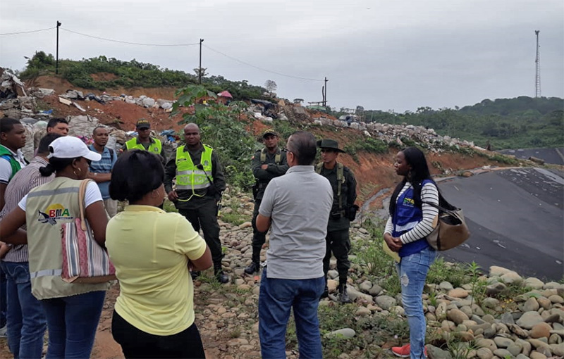La Alcaldía de Buenaventura estableció compromisos para reubicar recicladores en botadero de basuras de Córdoba